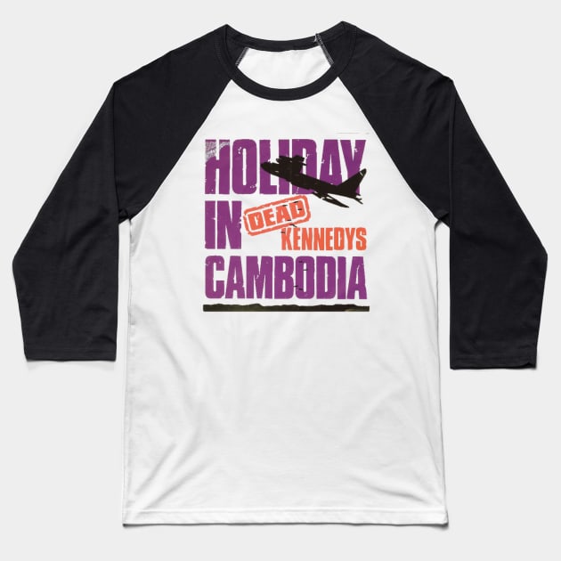 Cambodia Baseball T-Shirt by Hey Daddy Draws